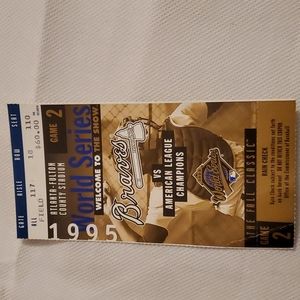 1995 World Series Ticket